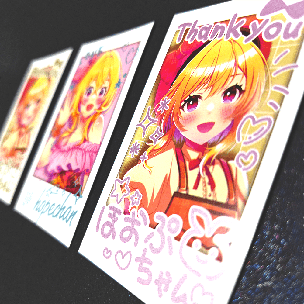 ぽっか様ご確認ページ チェキ風カード – 同人誌印刷の株式会社ホープツーワン