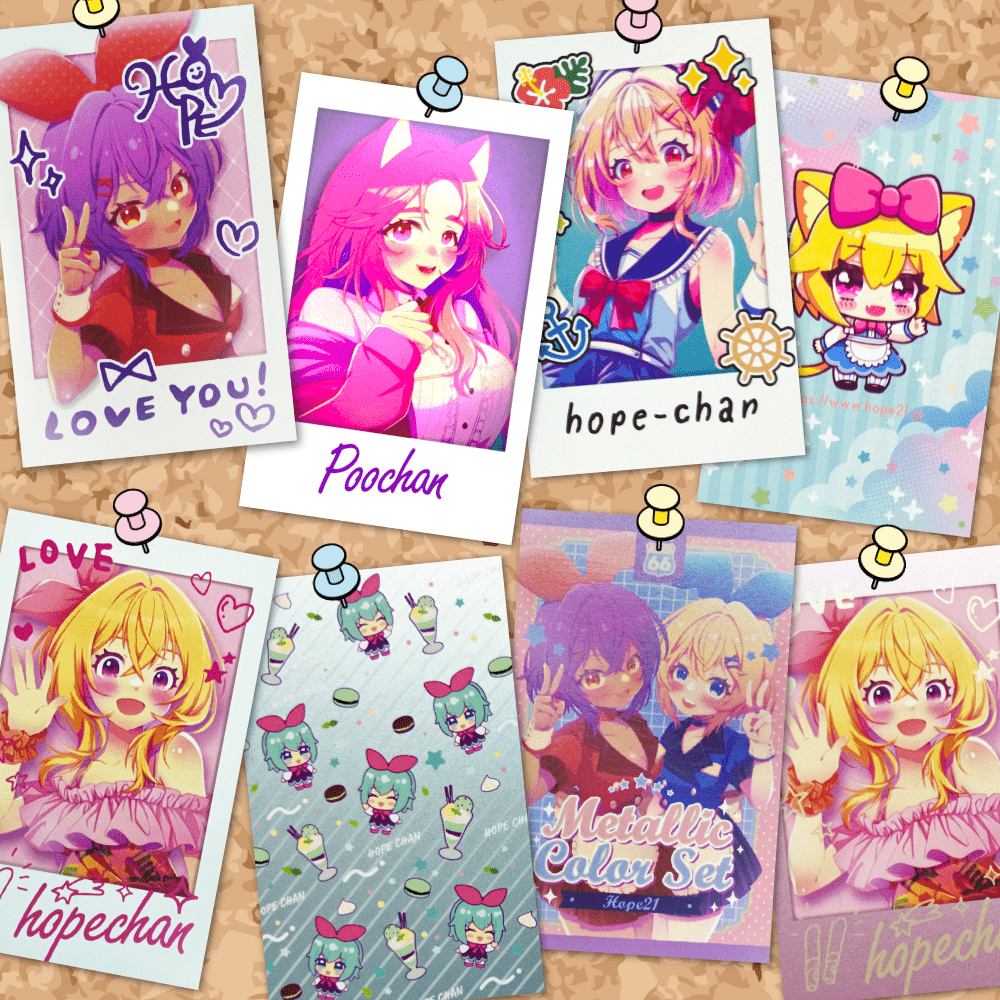 チェキ風カード – 同人誌印刷の株式会社ホープツーワン